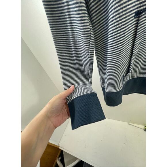 Kuhl Navy Striped Hoodie Size S - Picture 4 of 9